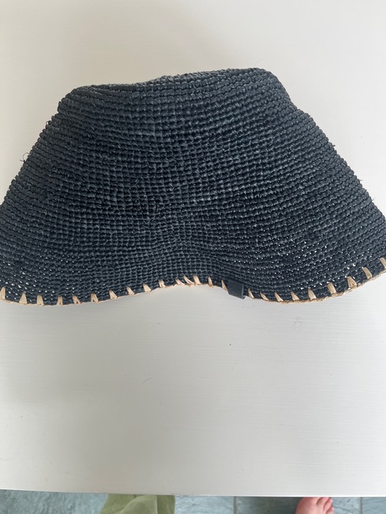 New Without Tags Rag & Bone Raffia Bucket Hat; Size S/M. MSRP$198 main image 2